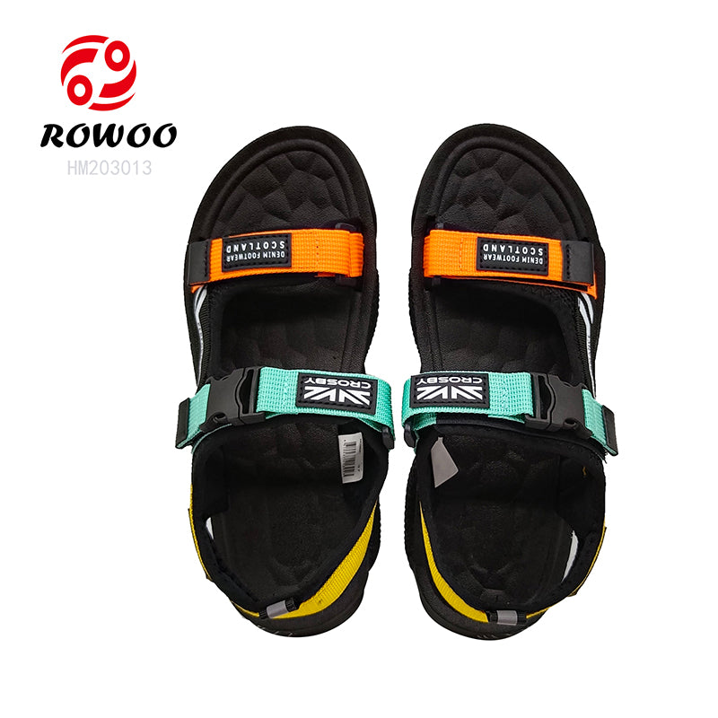 Wholesale Custom Logo summer Leather Men Sport Sandals
