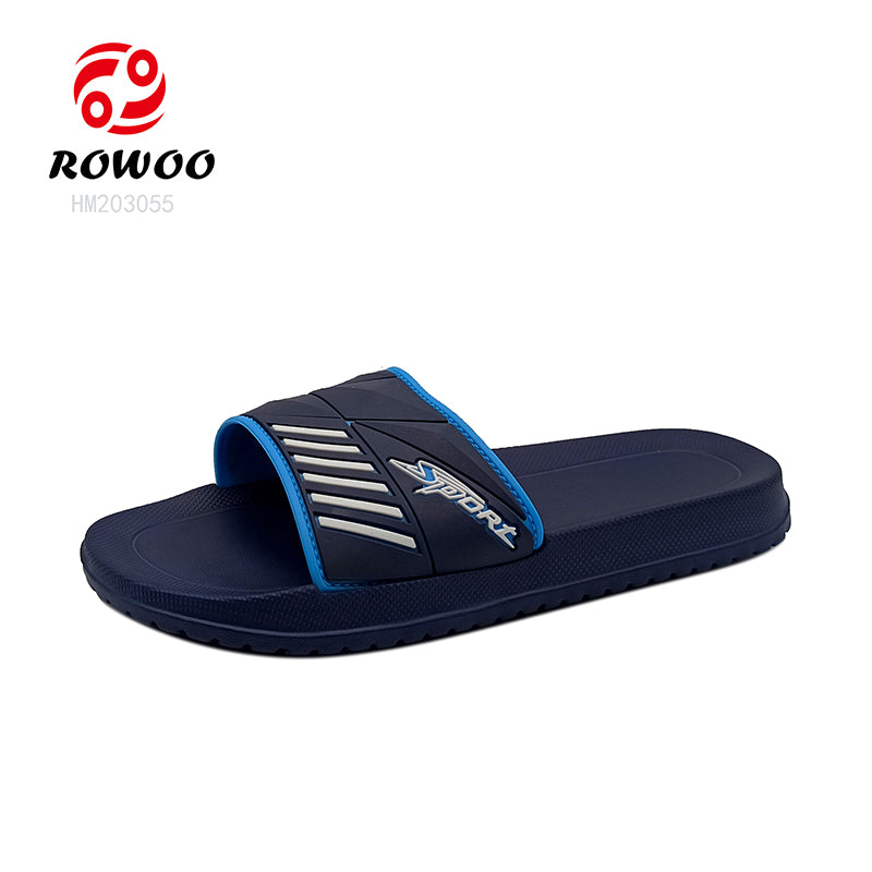 2024 Summer Men's Slide Sandals Open Toe Outdoor Slippers with Fashion Trend Feature