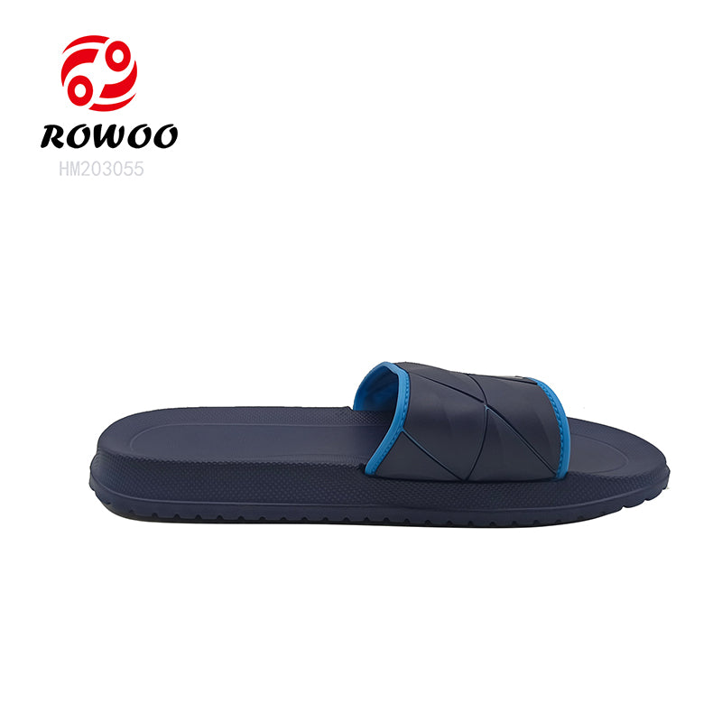 2024 Summer Men's Slide Sandals Open Toe Outdoor Slippers with Fashion Trend Feature