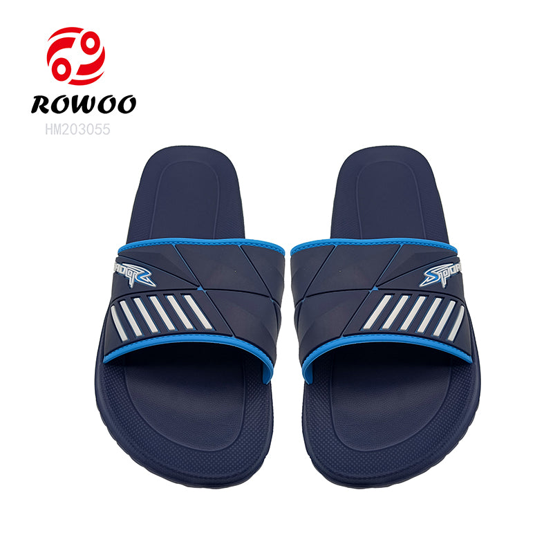 2024 Summer Men's Slide Sandals Open Toe Outdoor Slippers with Fashion Trend Feature