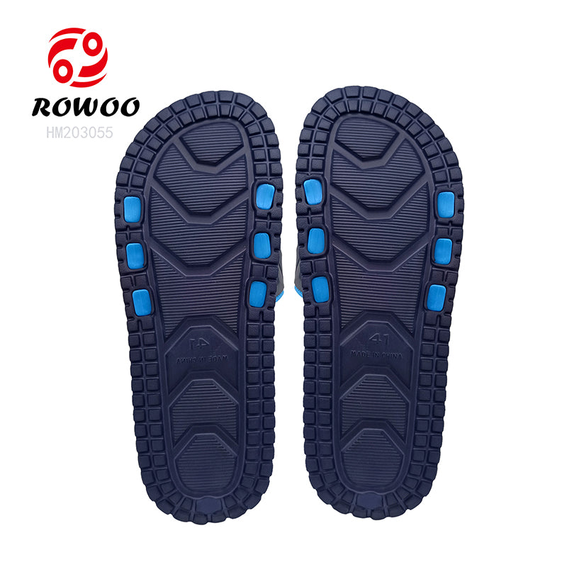 2024 Summer Men's Slide Sandals Open Toe Outdoor Slippers with Fashion Trend Feature
