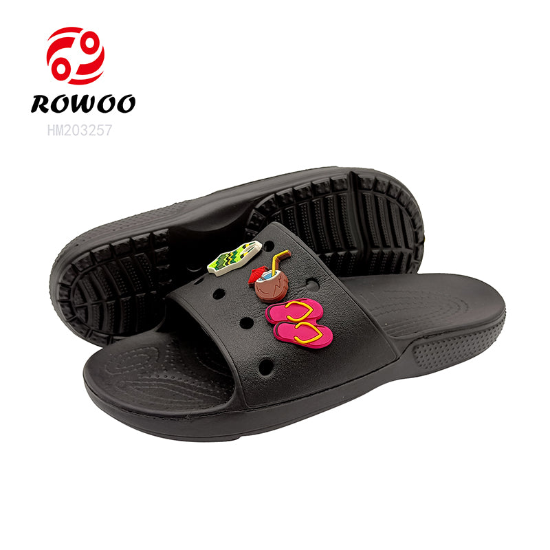 2024 Women's Open Toe Beach Slippers Beautiful Casual Outdoor Sandals with Decorations