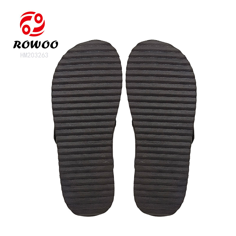 Men's Comfortable Rubber Beach Sandals Anti-Slip Outdoor Flip-Flops