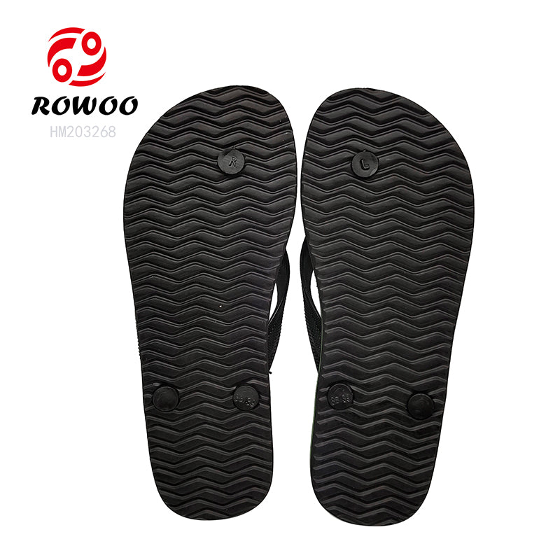 Customizable Men's Summer Beach Slippers Non-Slip EVA Flip Flops