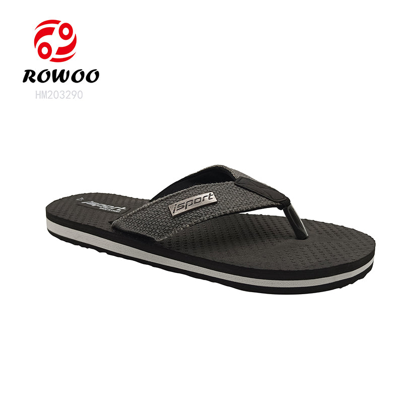 Latest Customized Men's Open Toe Beach Sandals Summer Casual Flip Flops
