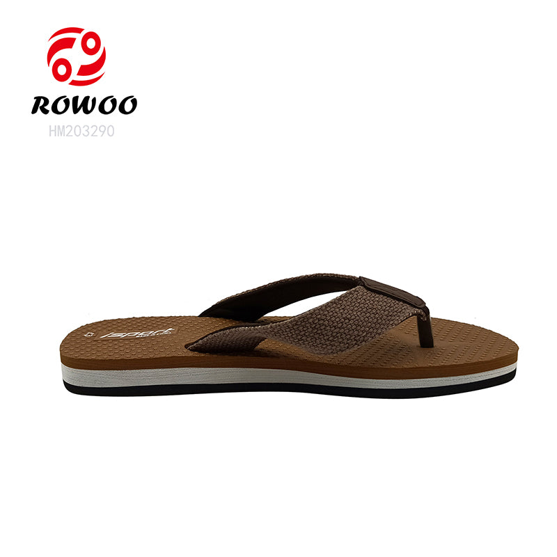 Latest Customized Men's Open Toe Beach Sandals Summer Casual Flip Flops