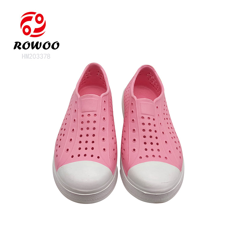 Unisex Children EVA Casual Sandals Solid Garden Shoes Perforated Ventilation Summer Clog Sandals