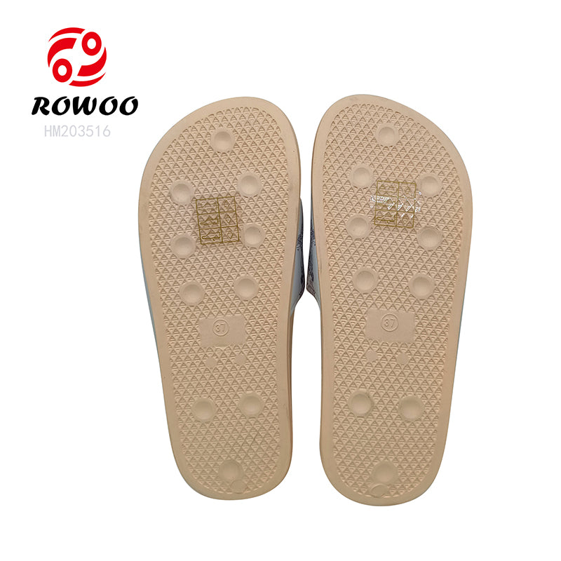 Wholesale Custom Artwork and Logo Printed Slide Slippers