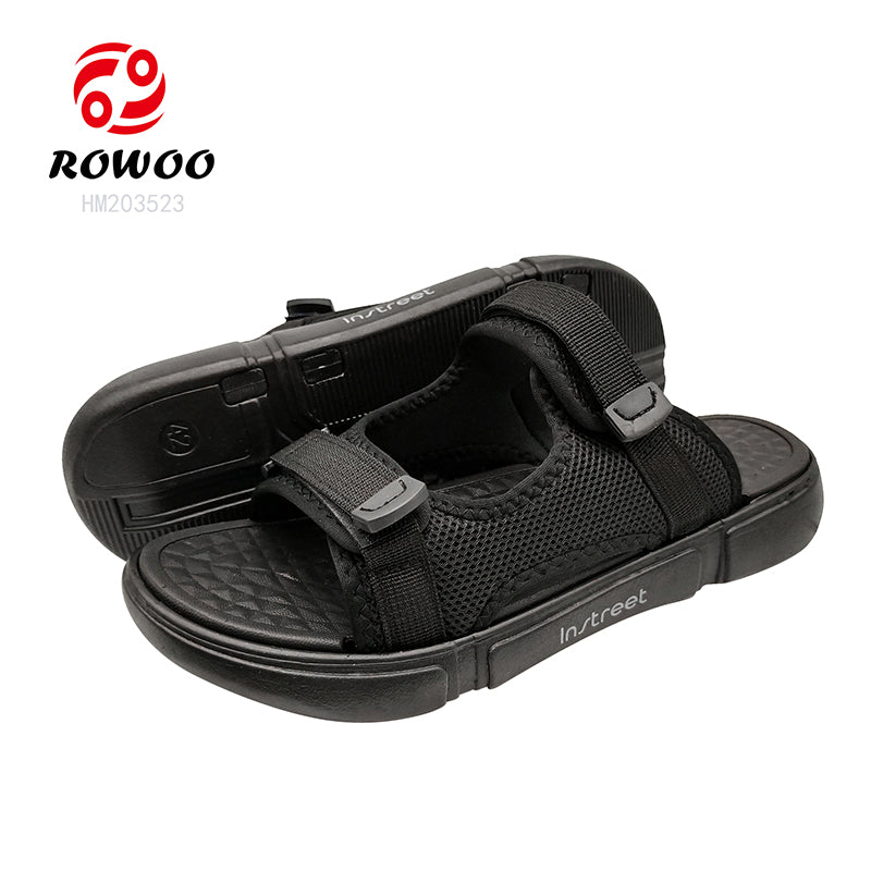 Unisex Custom Fashion Beach Slippers Soft Flat EVA Sandals Sporty Printed Platform Style for Outdoor Use
