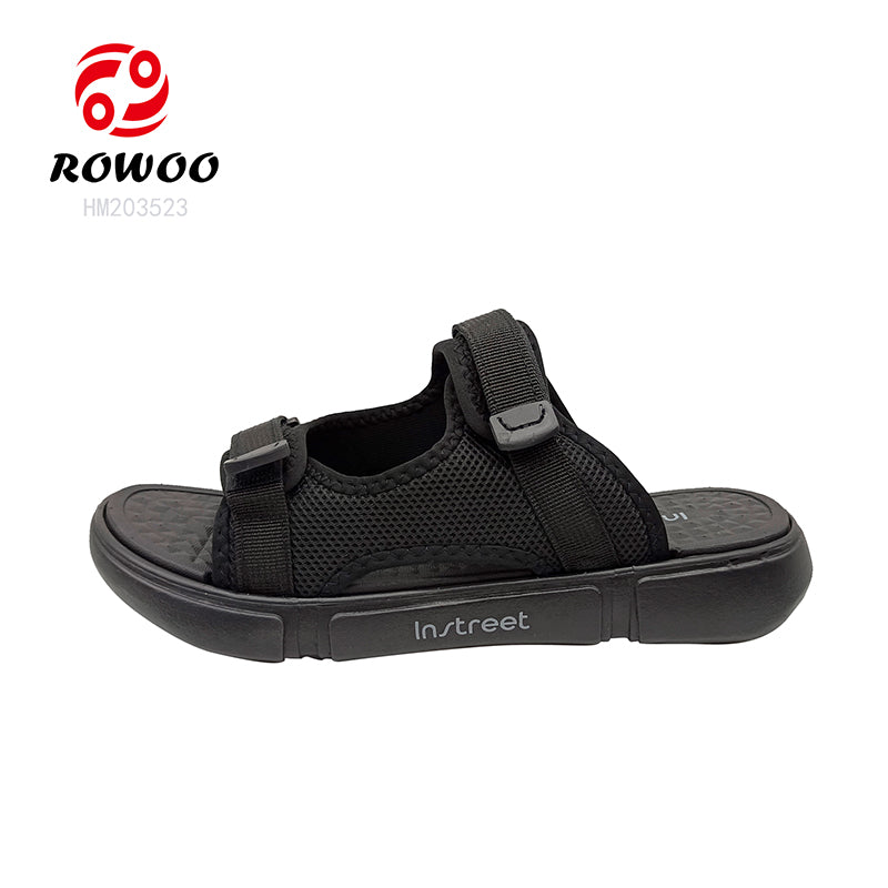 Unisex Custom Fashion Beach Slippers Soft Flat EVA Sandals Sporty Printed Platform Style for Outdoor Use