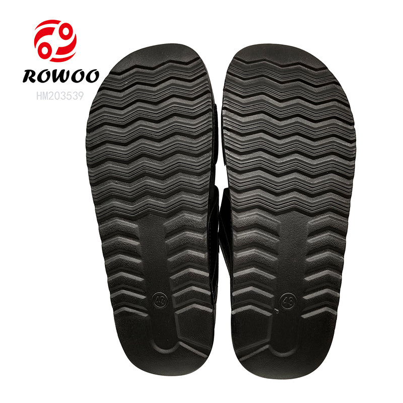 Men's Casual Slip-On Slide Sandals Breathable Platform Beach PVC Slippers