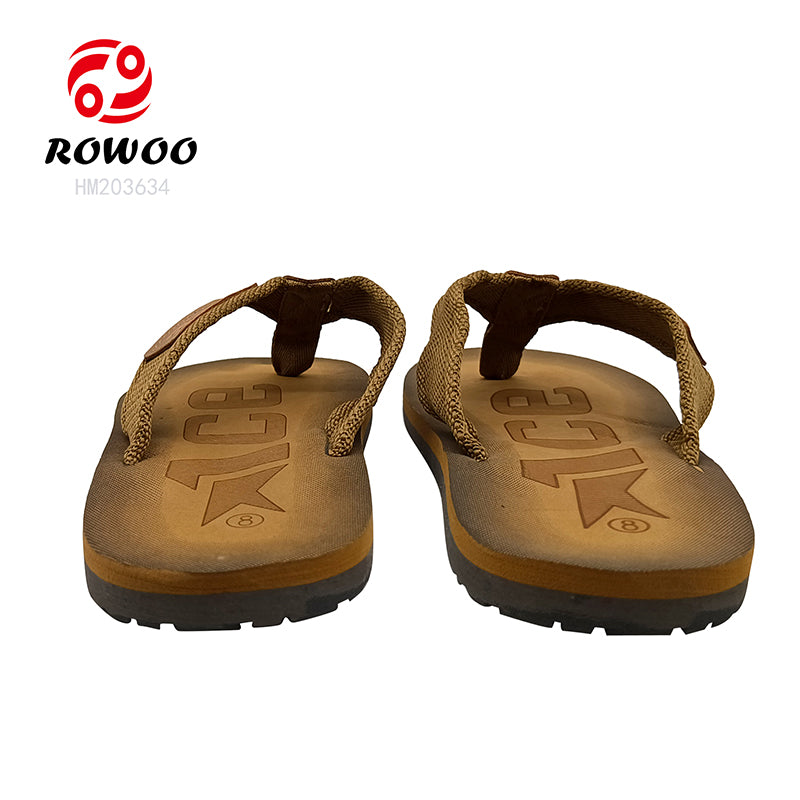 Custom Nameplate Women Casual Flip-Flops Weave Shoelace Lady Eva Soft Flip-Flops Comfortable Slippers