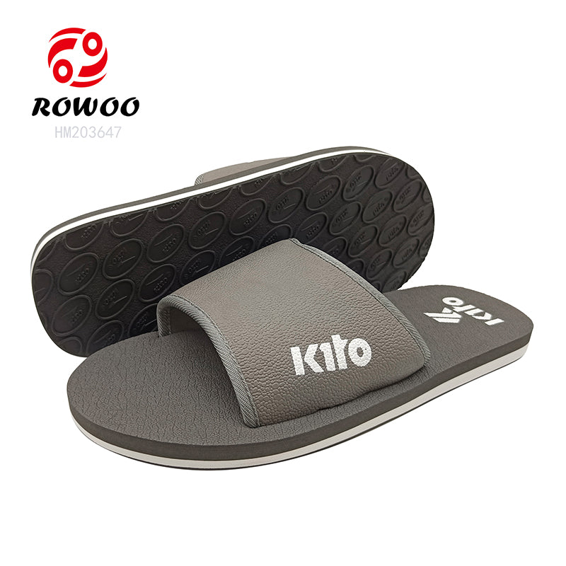 Factory Custom Logo EVA & PU Sports Slippers