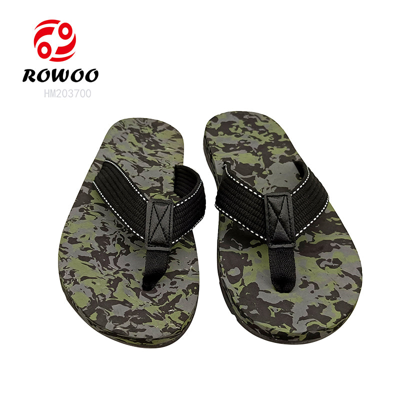 Men's EVA Camo Soft Elastic Sports Summer Barefoot Comfort Flip-flops