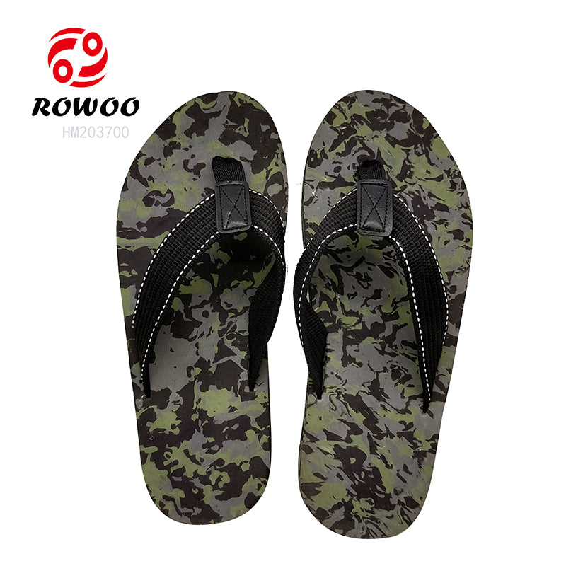 Men's EVA Camo Soft Elastic Sports Summer Barefoot Comfort Flip-flops
