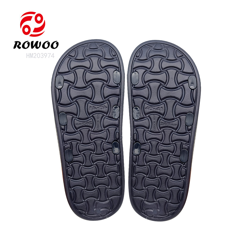 Men Casual Beach Sandals Double Strap Women Soft Soles Custom Private LOGO Design Slippers