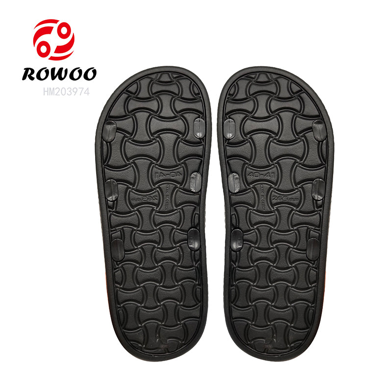 Men Casual Beach Sandals Double Strap Women Soft Soles Custom Private LOGO Design Slippers