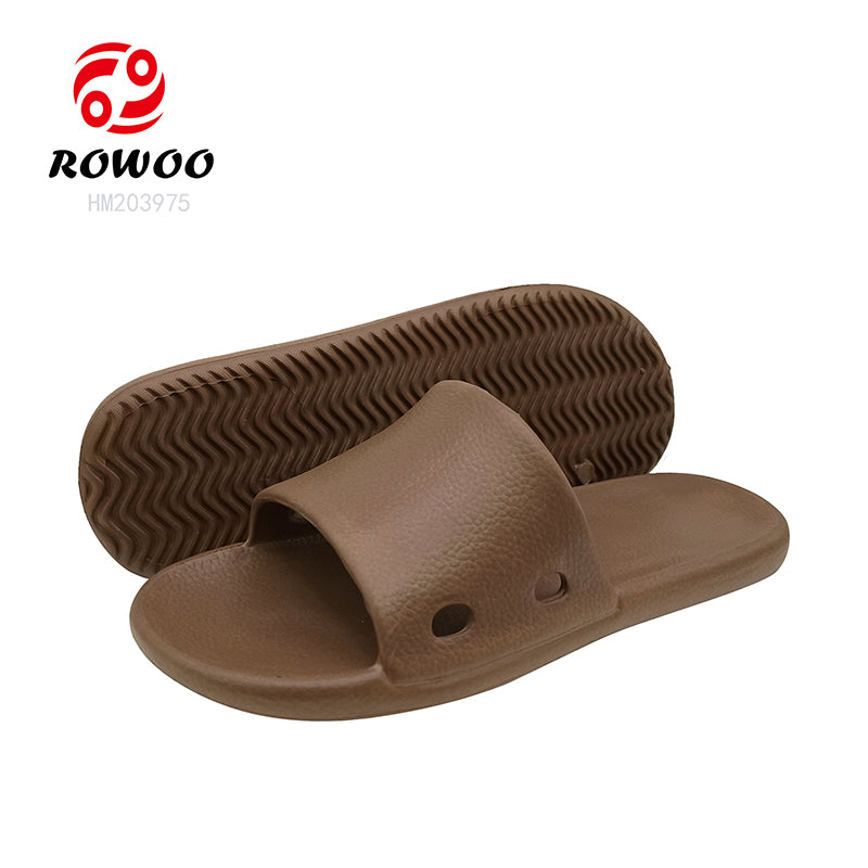 Men EVA Light Slide Slippers Bedroom Home Thin Women Sandals Casual Simple Own LOGO OEM ODM Custom Slippers
