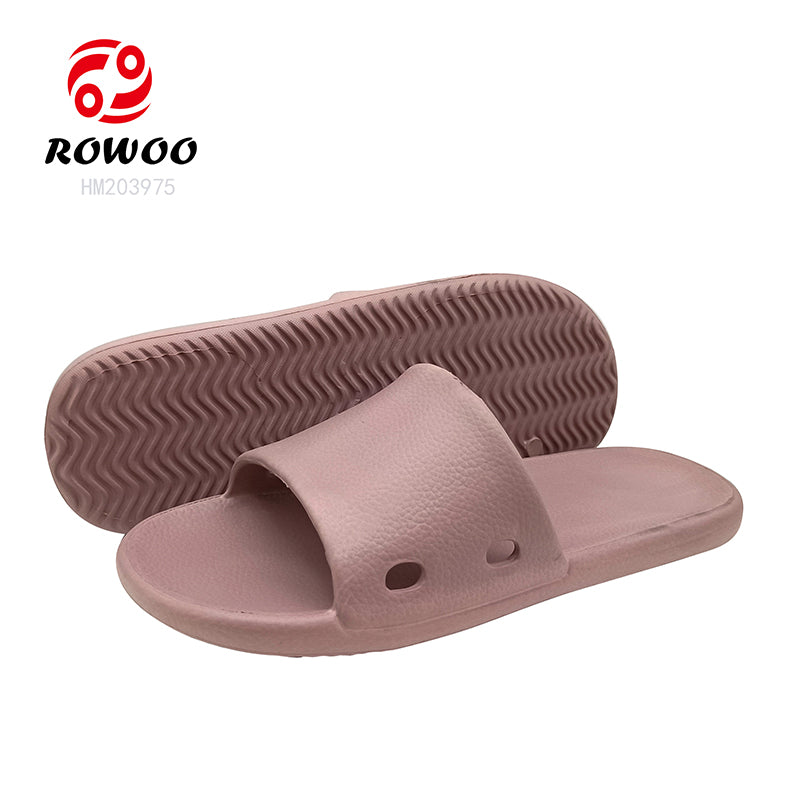 Men EVA Light Slide Slippers Bedroom Home Thin Women Sandals Casual Simple Own LOGO OEM ODM Custom Slippers