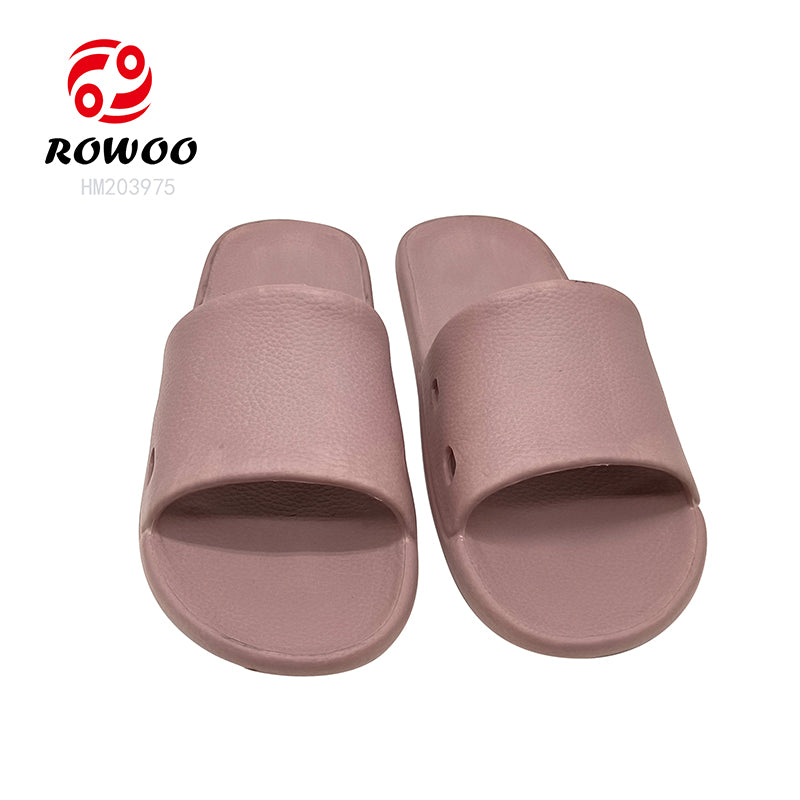 Men EVA Light Slide Slippers Bedroom Home Thin Women Sandals Casual Simple Own LOGO OEM ODM Custom Slippers