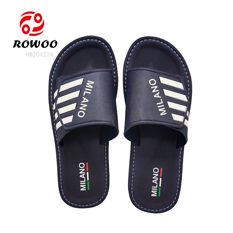 New Design Men Outdoor Slippers for Men Slider Sports Sublimation Flat Sandals Man Slides