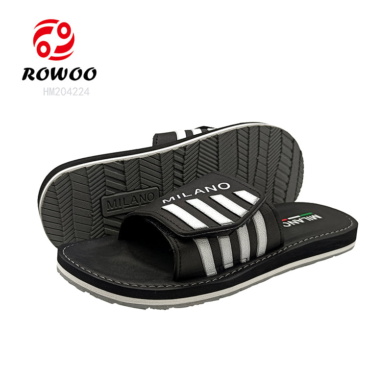 New Design Men Outdoor Slippers for Men Slider Sports Sublimation Flat Sandals Man Slides