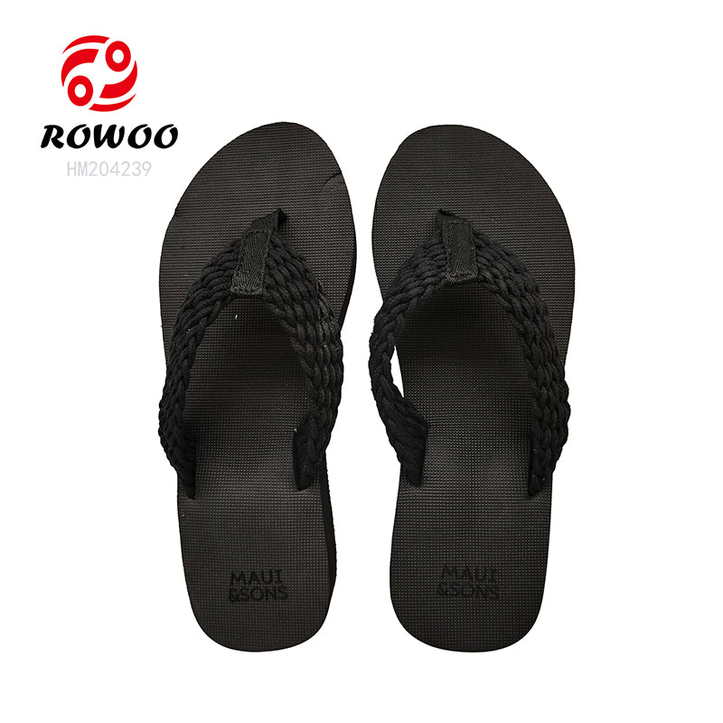Black Wedge Sandals Ladies High Platform Slippers Webbing Sandals Fashion Women Shoes