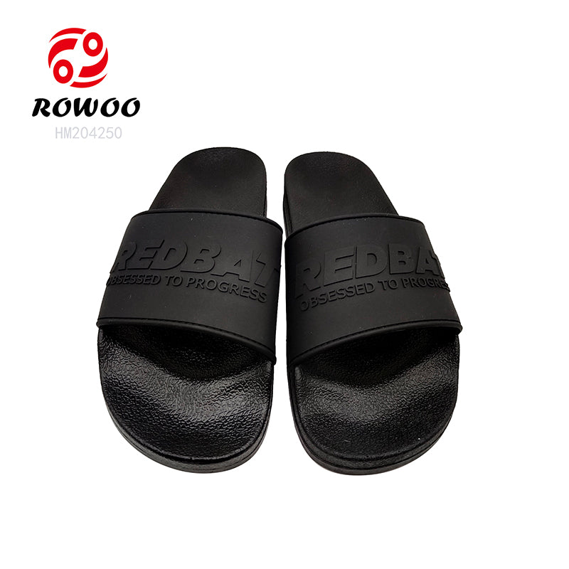 Custom Design Women's Non-Slip PVC Slippers Comfortable Barefoot Indoor Outdoor Beach Sandals for Summer Autumn