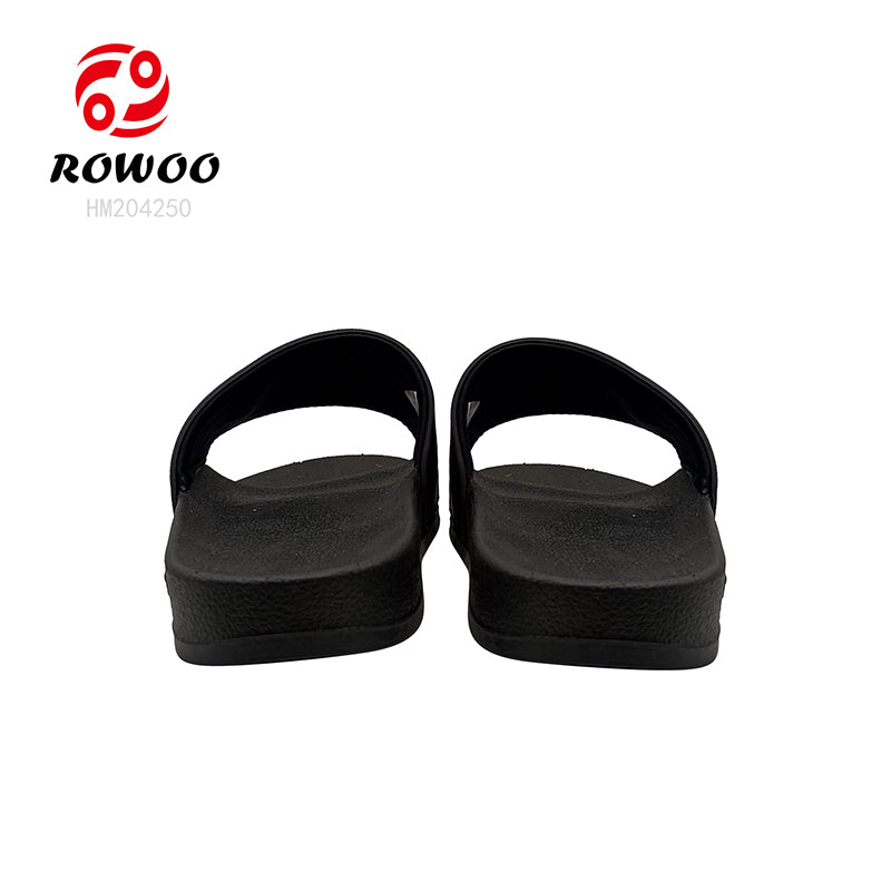Custom Design Women's Non-Slip PVC Slippers Comfortable Barefoot Indoor Outdoor Beach Sandals for Summer Autumn