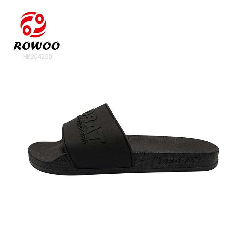 Custom Design Women's Non-Slip PVC Slippers Comfortable Barefoot Indoor Outdoor Beach Sandals for Summer Autumn