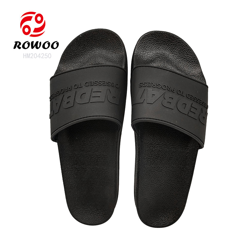 Custom Design Women's Non-Slip PVC Slippers Comfortable Barefoot Indoor Outdoor Beach Sandals for Summer Autumn