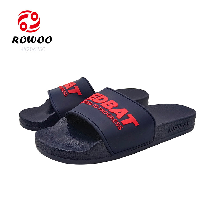 Custom Design Women's Non-Slip PVC Slippers Comfortable Barefoot Indoor Outdoor Beach Sandals for Summer Autumn