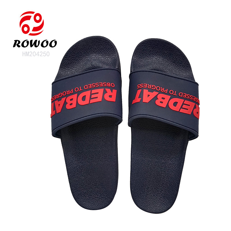 Custom Design Women's Non-Slip PVC Slippers Comfortable Barefoot Indoor Outdoor Beach Sandals for Summer Autumn