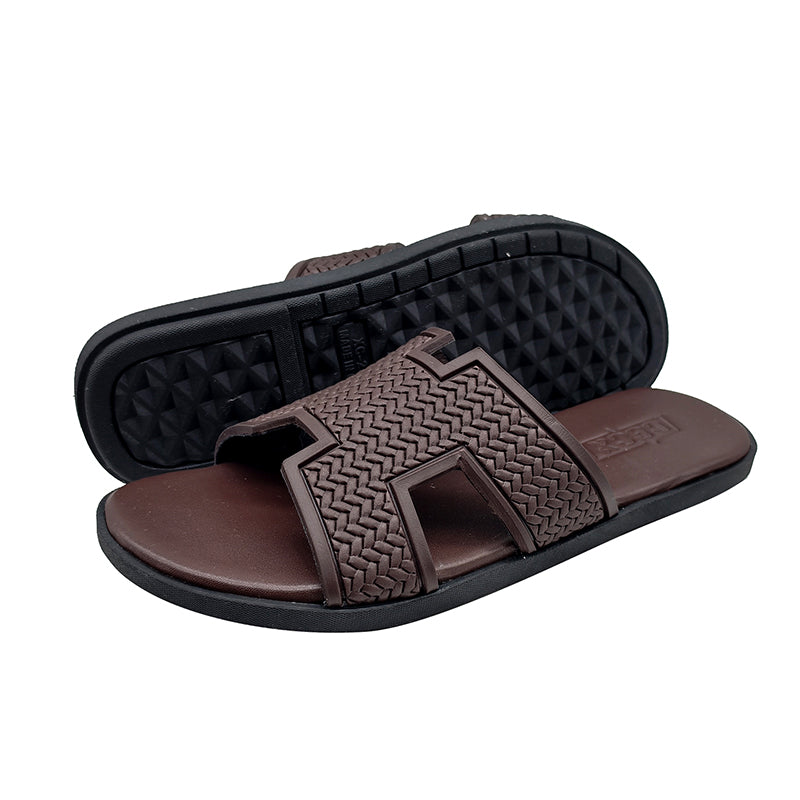 Men's Casual Slide Sandals with Non Slip PVC Strap Summer Beach Slippers OEM ODM Wholesale