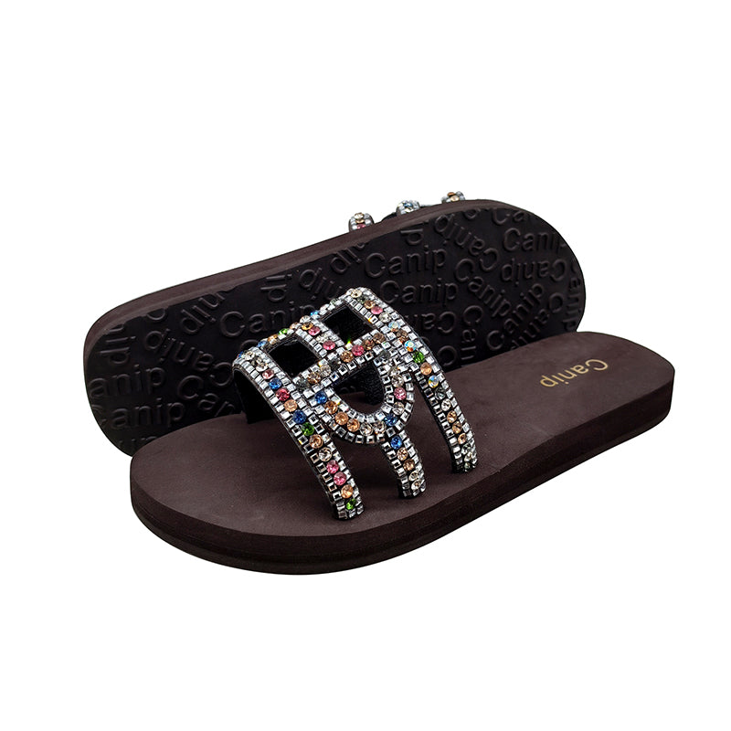 Wholesale Sparkly Rhinestone EVA Slides