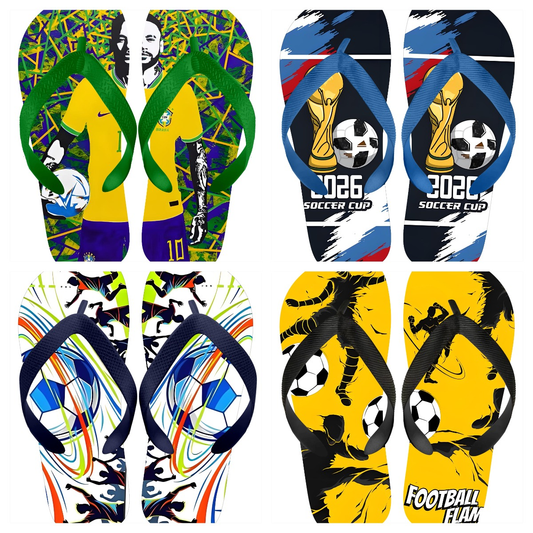 New Arrival: Custom Football Flip-Flops – Where Team Spirit Meets Everyday Comfort