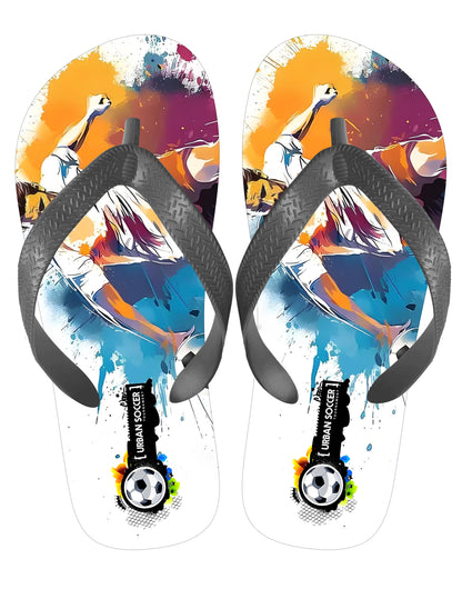 Football Team Custom Flip Flops – PVC Upper + EVA Sole | OEM Sports Sandals for Fan Merchandise