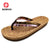 Ladies Summer Sandals Wood Grain Flip Flop Thong Slipper