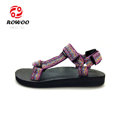 Hot selling new style embroidered korean version of non-slip sandals