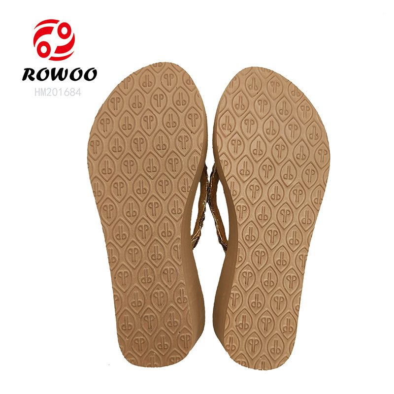 2024 promotional wedge sandal high heel sandals latest ladies sandals designs