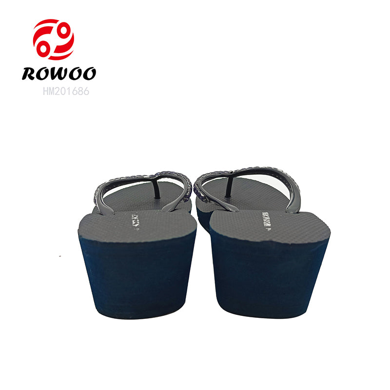 ladies high heel wedge sandals 2024 new design girls fashion sandal new design latest