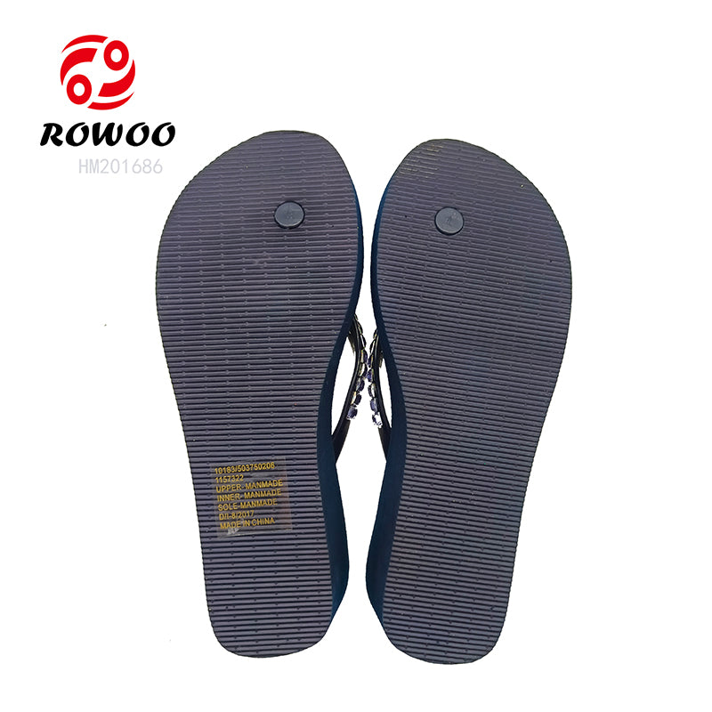 ladies high heel wedge sandals 2024 new design girls fashion sandal new design latest