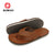 Wholesale Men PU Leather Flip Flops High Quality Men Anti-slip Slides Shoes Custom Logo Slippers for Men