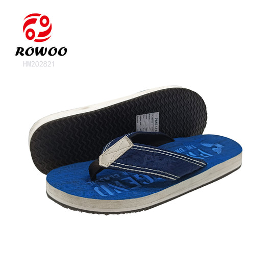 Fashion Men Customized Logo Flipflops Breathable Summer Slipper Sandals Men Footwear Shoes