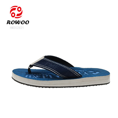 Fashion Men Customized Logo Flipflops Breathable Summer Slipper Sandals Men Footwear Shoes