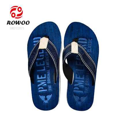Fashion Men Customized Logo Flipflops Breathable Summer Slipper Sandals Men Footwear Shoes