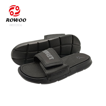 Wholesale Customized men slippers Adjustable slides