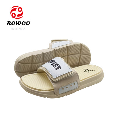 Wholesale Customized men slippers Adjustable slides