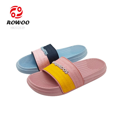 Custom Pool Sandal With Logo Beach Slides Outdoor Women