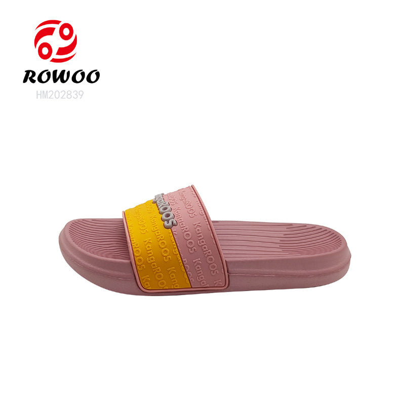 Custom Pool Sandal With Logo Beach Slides Outdoor Women